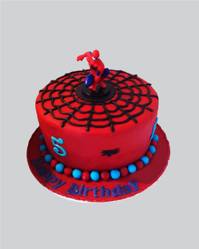 Spiderman Theme Birthday Cake - B0060 – Circo's Pastry Shop